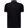 LAMBRETTA Mens Classic Yarn Dyed Stripe Logo Polo Shirt