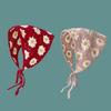 Gehäkelte Bandanas mit hohlem Blumenmuster für Damen und Mädchen, dekoratives ethnisches Kopftuch für Musikfestival