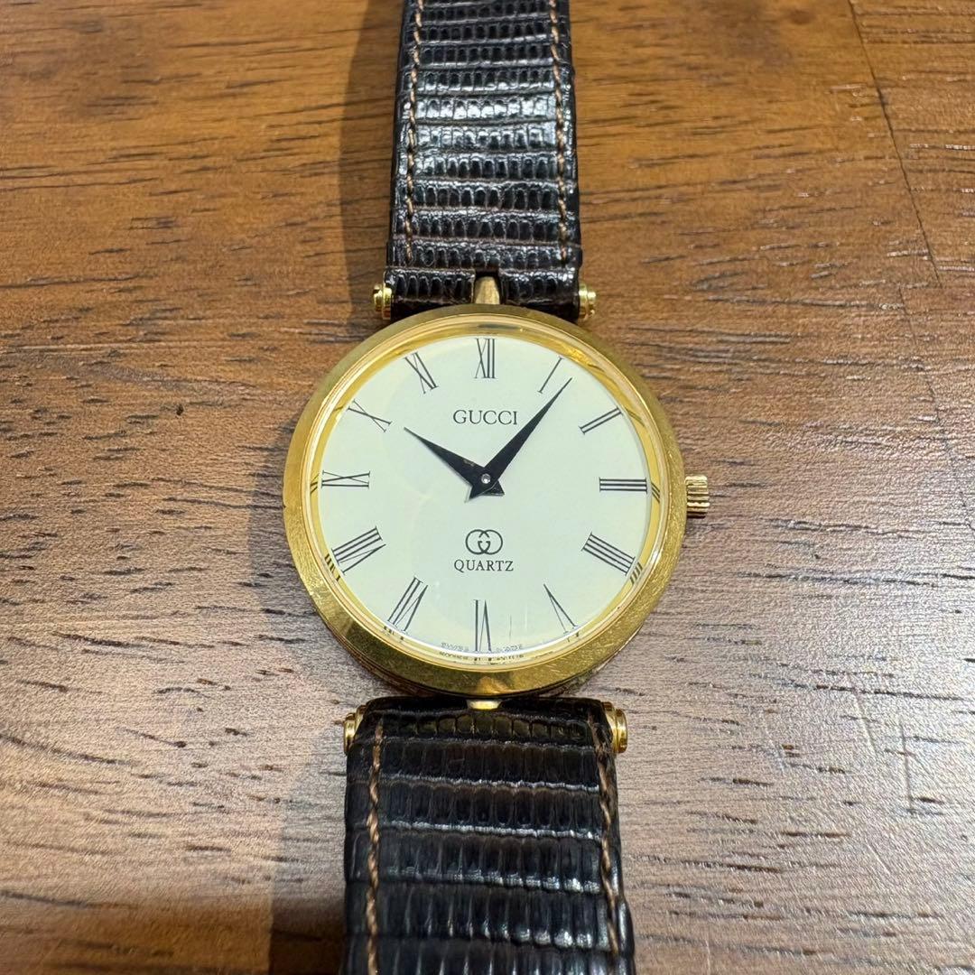 Used Rare [GUCCI] Old Gucci 3000M Sherry Line Watch
