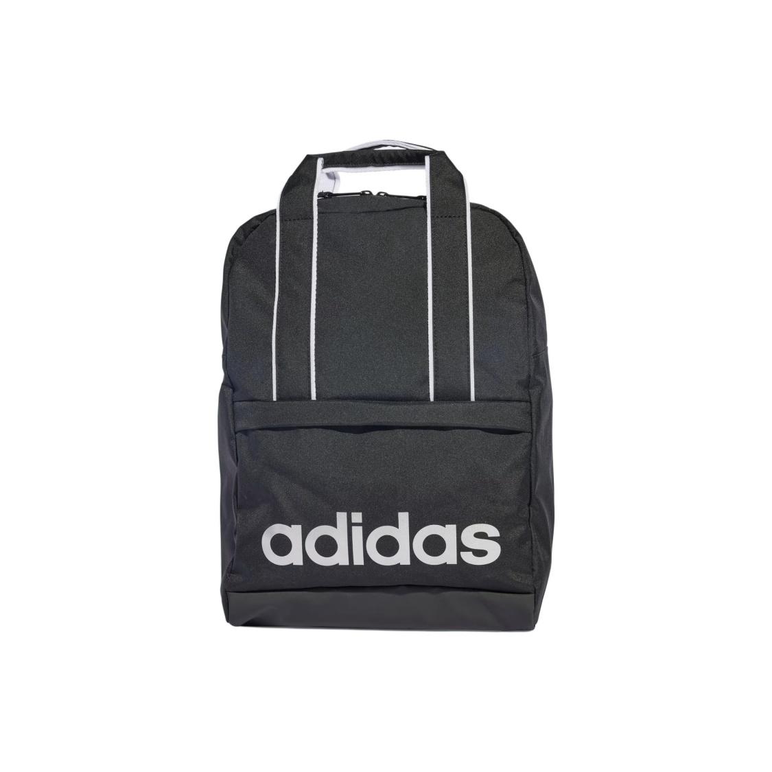 Adidas ESSENTIALS Recycled Polyester Backpack Regular Womens Black Silver Metal One Size серебряный