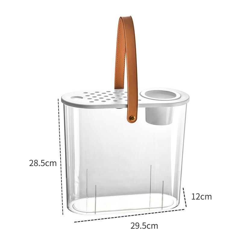 

Бытовой портативный фильтр для разделения сточных вод, овальное ведро для удаления остатков чая, сточных вод, украшение дома, ванная комната, мусорное ведро