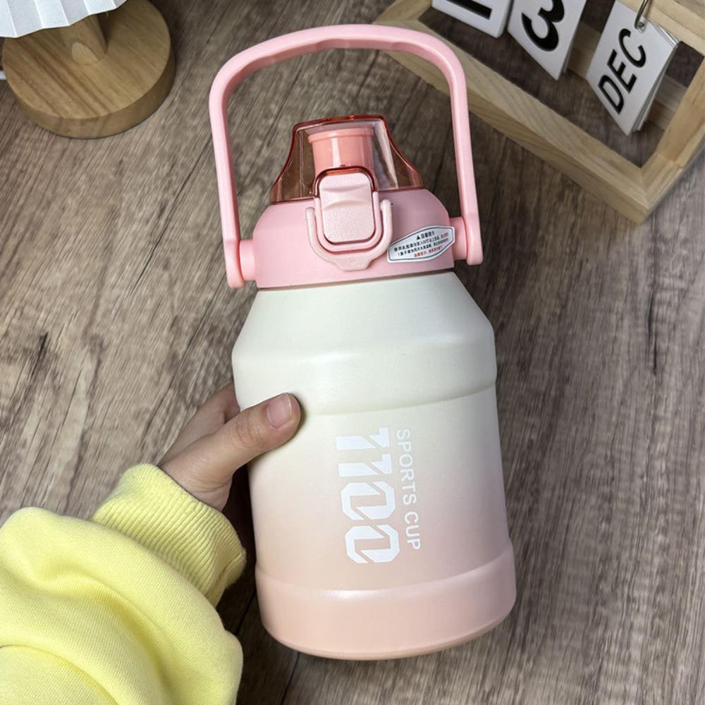 Stainless Steel Stainless Steel Water Cup 316 Stainless Steel Large Capacity Insulated Cup Cold Proof With Straw Water Bottle 1100ml