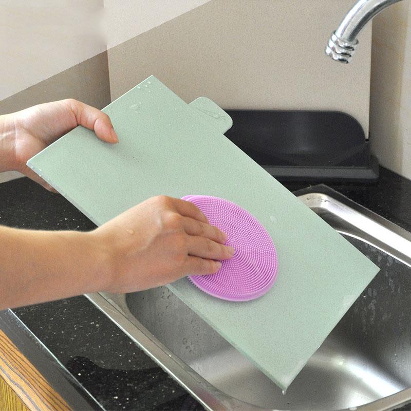 Multifunctional Silicone Brush Silicone Dishwashing Brush Decontamination Pot Bowl Cleaning Brush