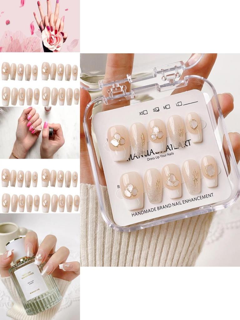 Fashionable Seashell Nail Stickers Wholesale High-quality Wearable French Style