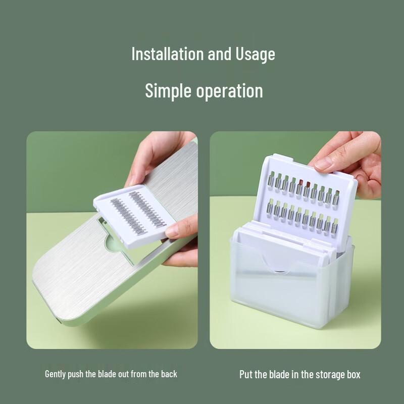 Baijie Multifunctional Vegetable Slicer with Safety Guard