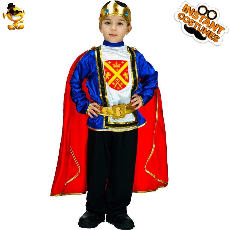Children's style little king stage wear party clothes masquerade party clothes cosplay clothes