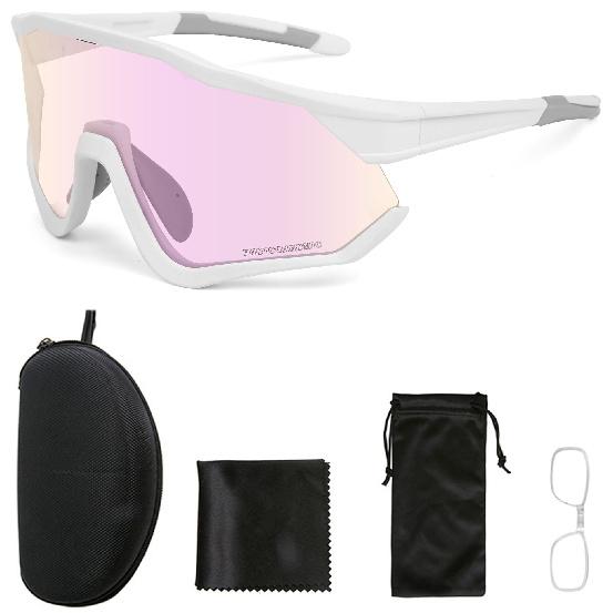 New cycling glasses, running marathon sports goggles for men, outdoor windproof sunglasses, photochromic sunglasses for women