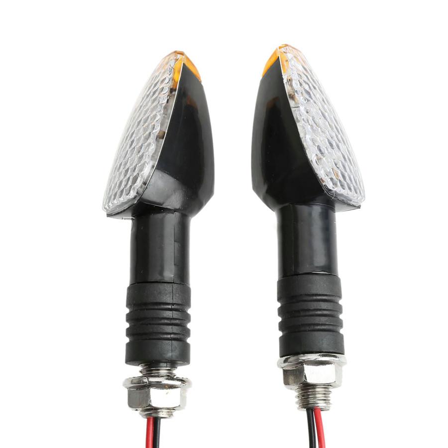4pcs Universal Motorcycle Led Turn Singal Lights Lamp Motorbike Turn Light Indicators Flashers Blinker Amber Light Bulb