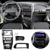 Double Din Fascia Adapter 9 Inch Car Radio Dash Kit for Lada Samara 2002-2014 Left Dashboard Trim Hand Drive, Stereo Frame Bezel Android Head