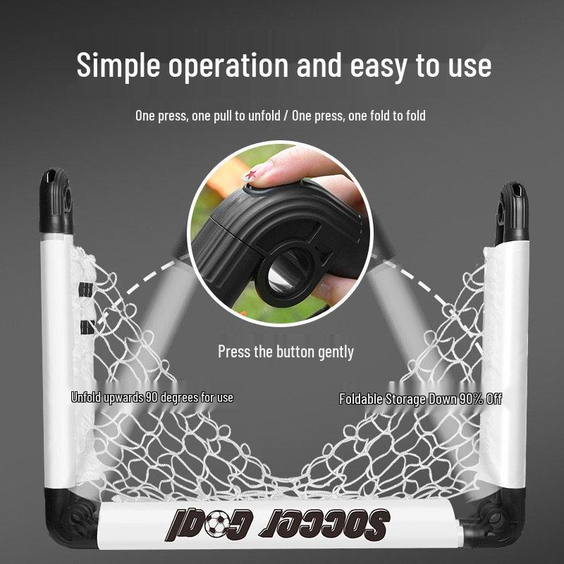 Brangdy Kids' Portable Folding Soccer Goal