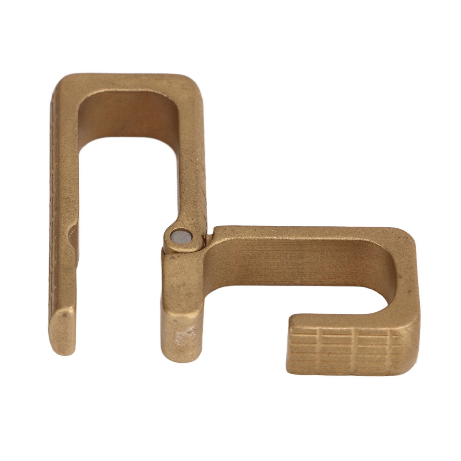 

Simple Design Brass Keychain Hook Mini Portable Key Chain for Belt Backpack Handbag