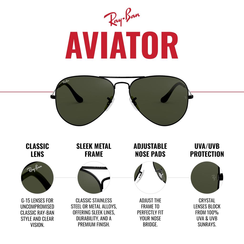 Sunglasses RB3025 AVIATOR LARGE METAL Ray-Ban (Ray-Ban)