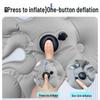 HEZHENG Ergonomic Inflatable Lumbar Support Cushion CN plug (adapter included)