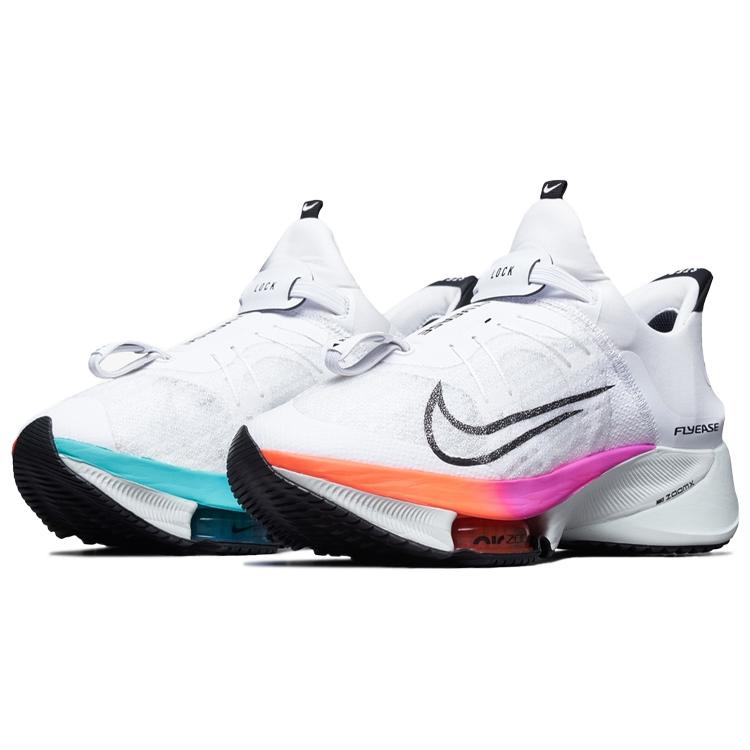 New Nike Air Zoom Tempo Next% FlyEase White Flash Crimson Spruce Aura CV1889-102