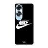Case for Oppo A60 - MANIACASE - Nike Logo - Flexible - Black - White