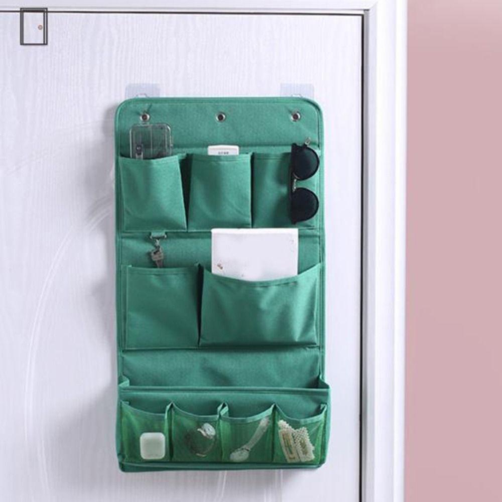 Space Saving Fabric Wall Pocket Organizer Large Capacity Multi Pocket Storage Bag  for Home