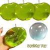 Squishy Green Apple Stress Ball Soft Fidget Sensory Toy for Anxiety & Focus Desk Sensory Decompression Toy for Adults & Kids