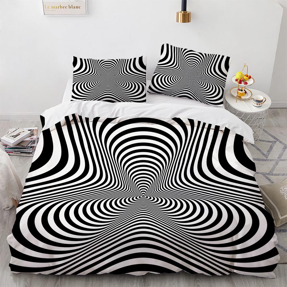 Psychedelic Digital Printing Bedding Set 3D Duvet Cover Set Microfiber Adults Women Single Queen King Twin Full Size Bed Linen