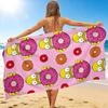 1Pc Simpsons Donut Beach Towel, Quick Dry, Multi-Use for Beach Pool Gym Yoga Home Travel, Christmas, Halloween, Xmas Gift S903