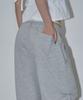 ZIZEMUSEUM Utility Pocket Wide Sweat Pants (Melange Gray)