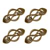 1/4Pcs Vintage French Hair Barrette Matte Finish Hair Clips Cross-Shaped Design Hair Styling Tool Hair Accessories