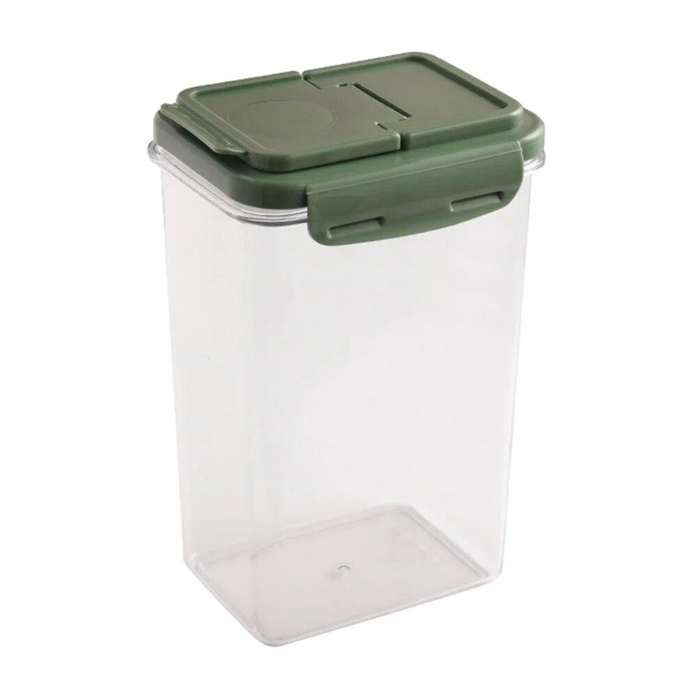 Kitchen Food Airtight Jar Transparent for Grains Dried Fruits Biscuits Snacks