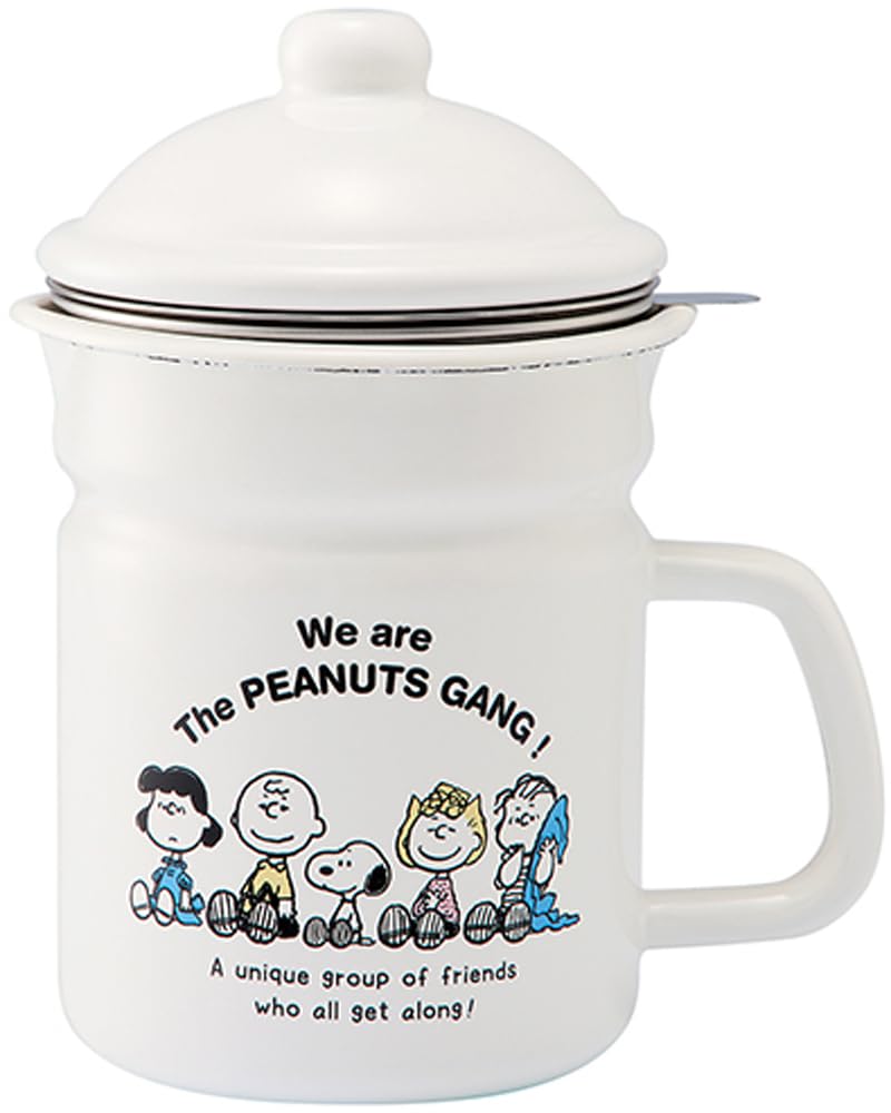 

Эмалированный масляный горшок Toyoho PEANUTS, белый, размер: приблизительно. Ш17,5 x Г12,5 x В20,8, SNJ-2311