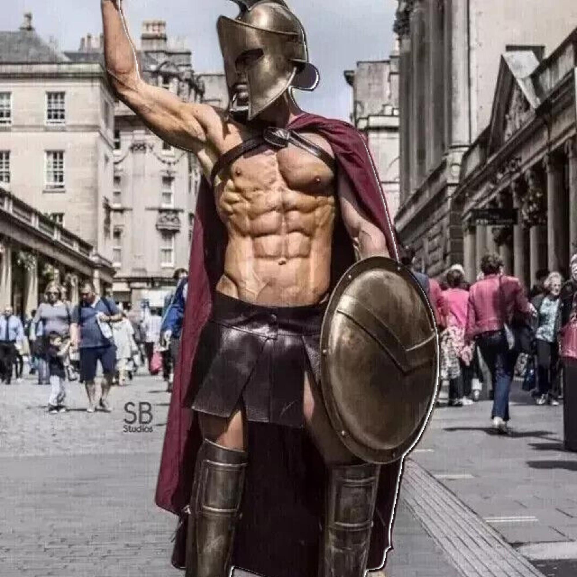 

300 Spartan Costume-Spartan Full Body Armor Suit-Spartan Halloween Costume