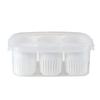 6 Grid Refrigerator Storage Box Fridge Organizer Food Storage Basket Box Ginger Vegetable Crisper Case Fruit Onion Storage T3W3