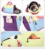 Dopamine Color Block Yoga Sports Bag with Shoe Compartment - Large Capacity for Short Trips