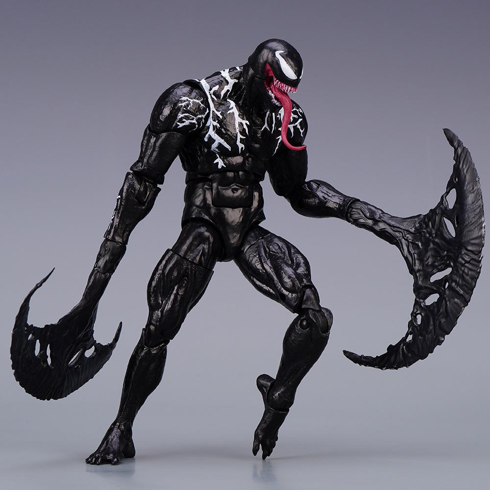 Hasbro Venom The Last Dance Venom Vs Spider-Man Venom 3 Action Figure SHF Toy Model Doll Collectible Kids for Toy Christmas Gift