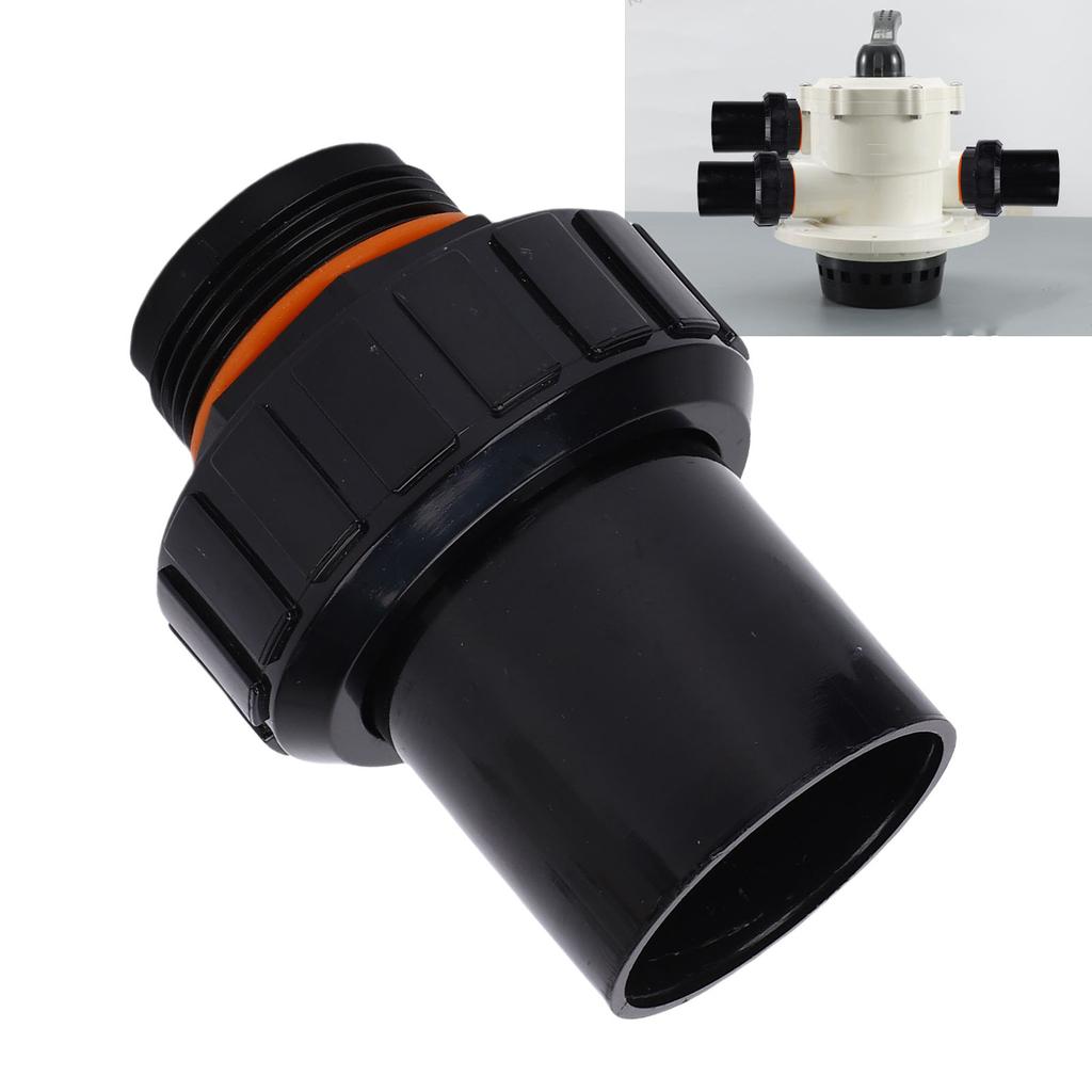 Sand Straight Water Pipe with Threaded Joint Pool Pump Fittings PVC Union Adapter Connector