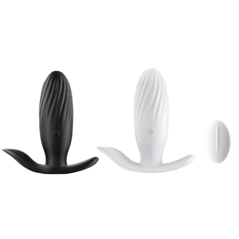 1 Set Soft Silicone Waterproof Vibrating Butt Plug Wireless Remote Multiple Vibration Modes For Adult Pleasure