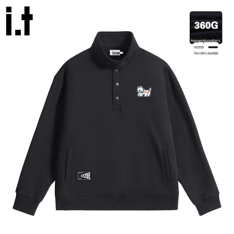 

Izzue IT Men s Heavyweight Stand Collar Sweatshirt 2XL