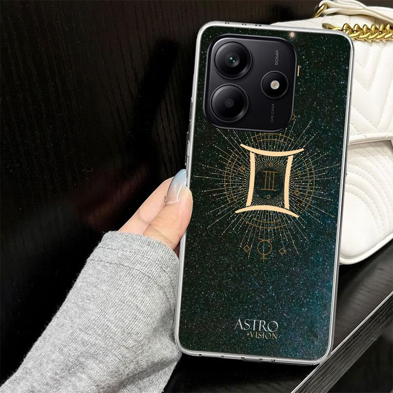 Libra Pisces Virgo Capricorn Aquarius Taurus Case for Xiaomi Redmi Note 14 13 12 11 Pro Plus Phone Cover 14S 12S 11S 11E 11T 10S