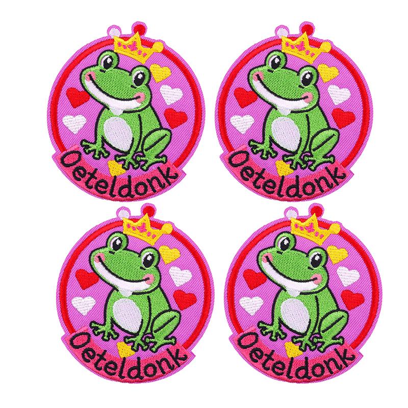 10pcs /Lots Netherland Carnival Patch Netherland Oeteldonk Emblem Full Embroidered Patches Iron On Patches For Clothing Sew Diy 