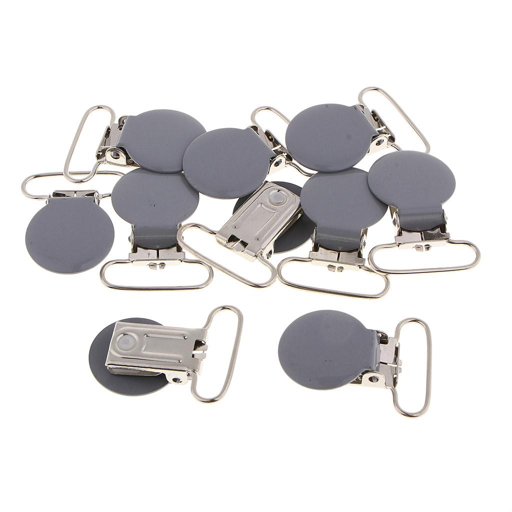 Pacifier Suspender Clip Iron Material Strong Grip Holder Clothing Accessories for Baby Bib Toy DIY