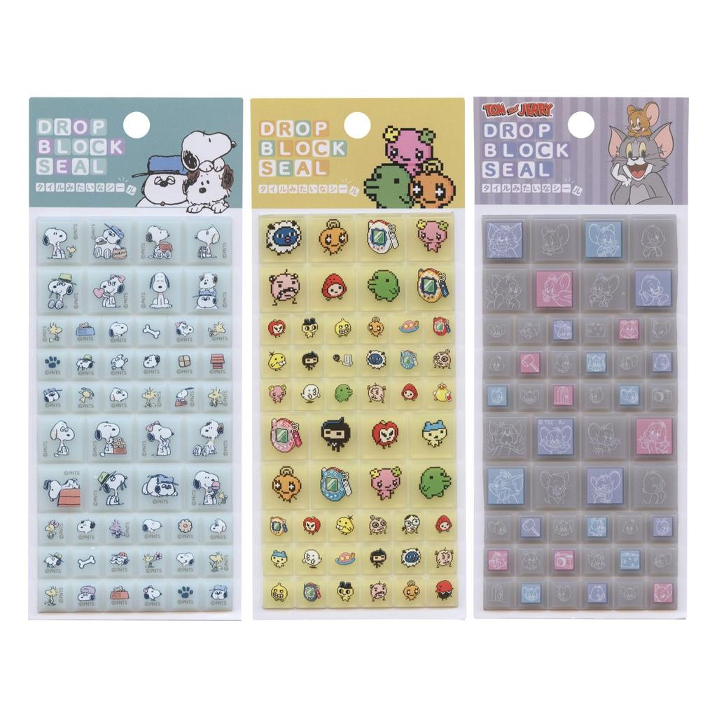 Snoopy Drop Block Stickers Snoopy Family Peanuts [Sticker Sheet] / &