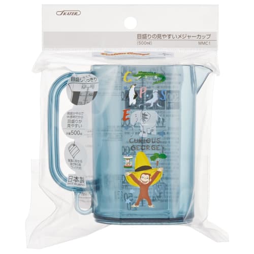 Skater Measuring Cup, 500ml, Curious George Zoo, MMC1