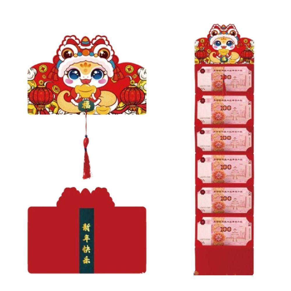 Chinese New Year Lucky Envelopes Traditional Red Packet  Kids Gift