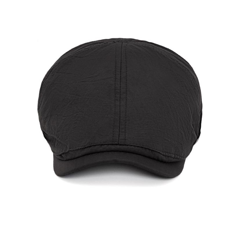 Summer Quick-Drying Cap Men Newsboy Cap Women Thin Breathable Waterproof Forward Cap Beret British Newsboy Cap