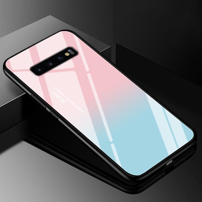 

Для Samsung S10 5G Чохол-кришка Захисне Скло Чохли для Samsung Galaxy S10e S10 S8 S9 Plus S20 FE Ultra S7 EDGE Жорстка Задня Панель Бампер For Samsung S20 FE