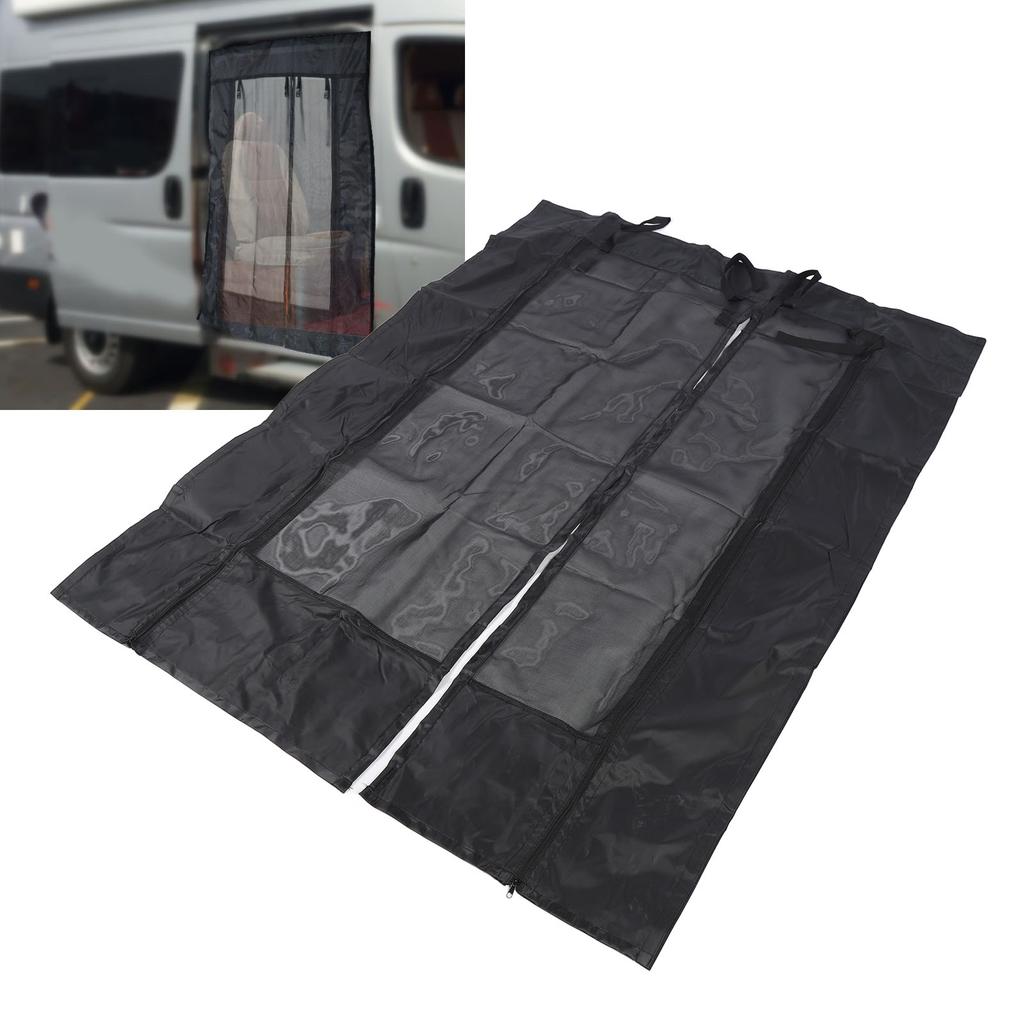 Moskitiera do Vana 420DPA Zamek Błyskawiczny Zamknięcie Magnetyczne Ochrona przed Muchami Campingowe Drzwi Ekranowe do Vana Drzwi Przesuwne