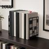 Decorative Bookends 1 Pair Tree of Life for Shelves, Heavy Duty Bookshelf Smooth Edge Organizer, Hollow Book Holder Stoppers Desk, Office Library