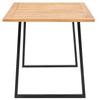 9 piece Garden Dining Set PE Rattan and Acacia Wood Black
