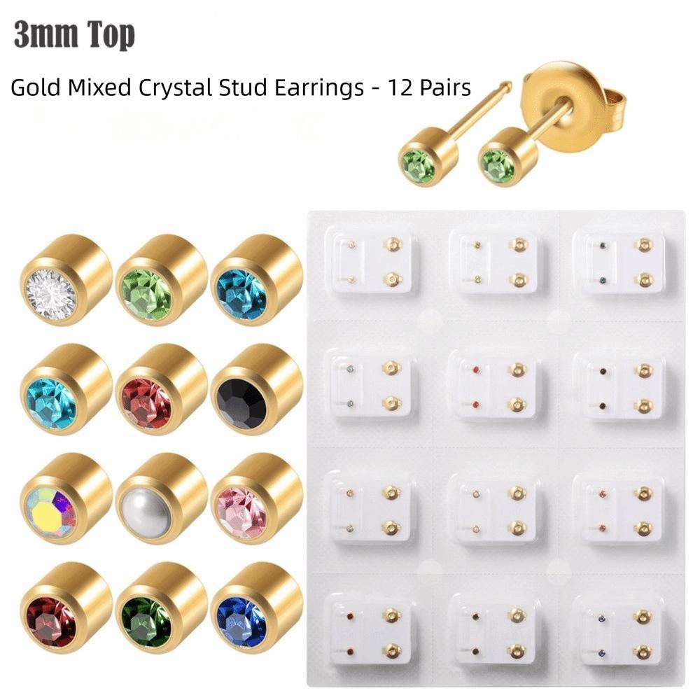 3mm/4mm TOP Sada nástrojů na propichování uší Hvězdy Nástroj na propichování uší Šperky Piercingový Salon
