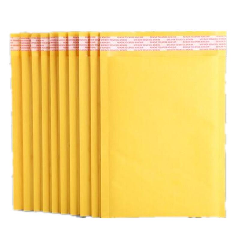 Yellow Kraft Bubble Envelopes - Self-Sealing, Multi-Size Options Available