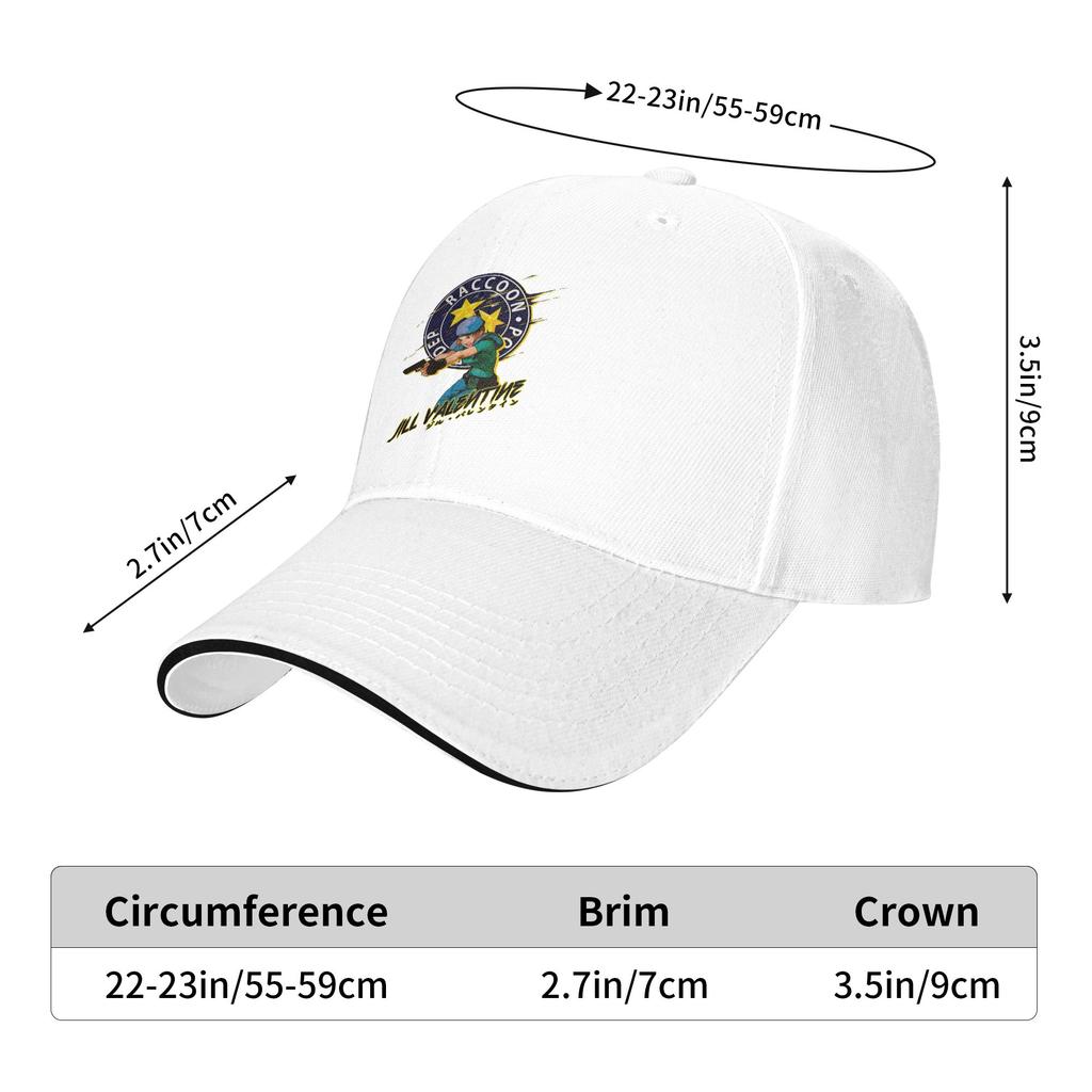 Jill Valentine Residents Evils Casual Baseball Cap Spring Trucker Hat Running Hippie Hip Hop Hats Men Fashion Baseball Caps