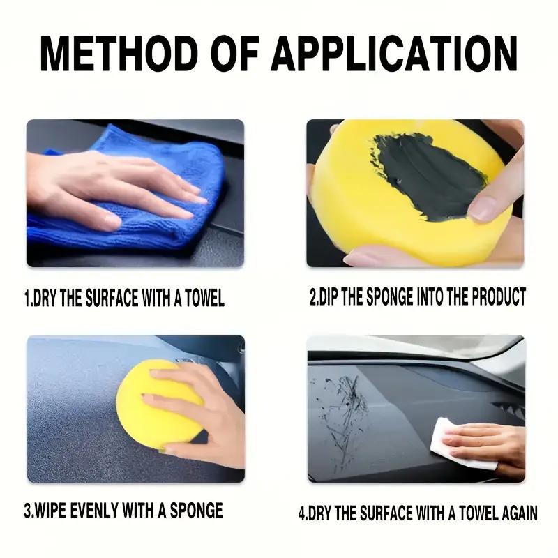 400g Large Capacity Plastic Scratch Repair Paste for Car Interior: Scratch Repair, Anti-aging Recovery Agent, Nano Technology,