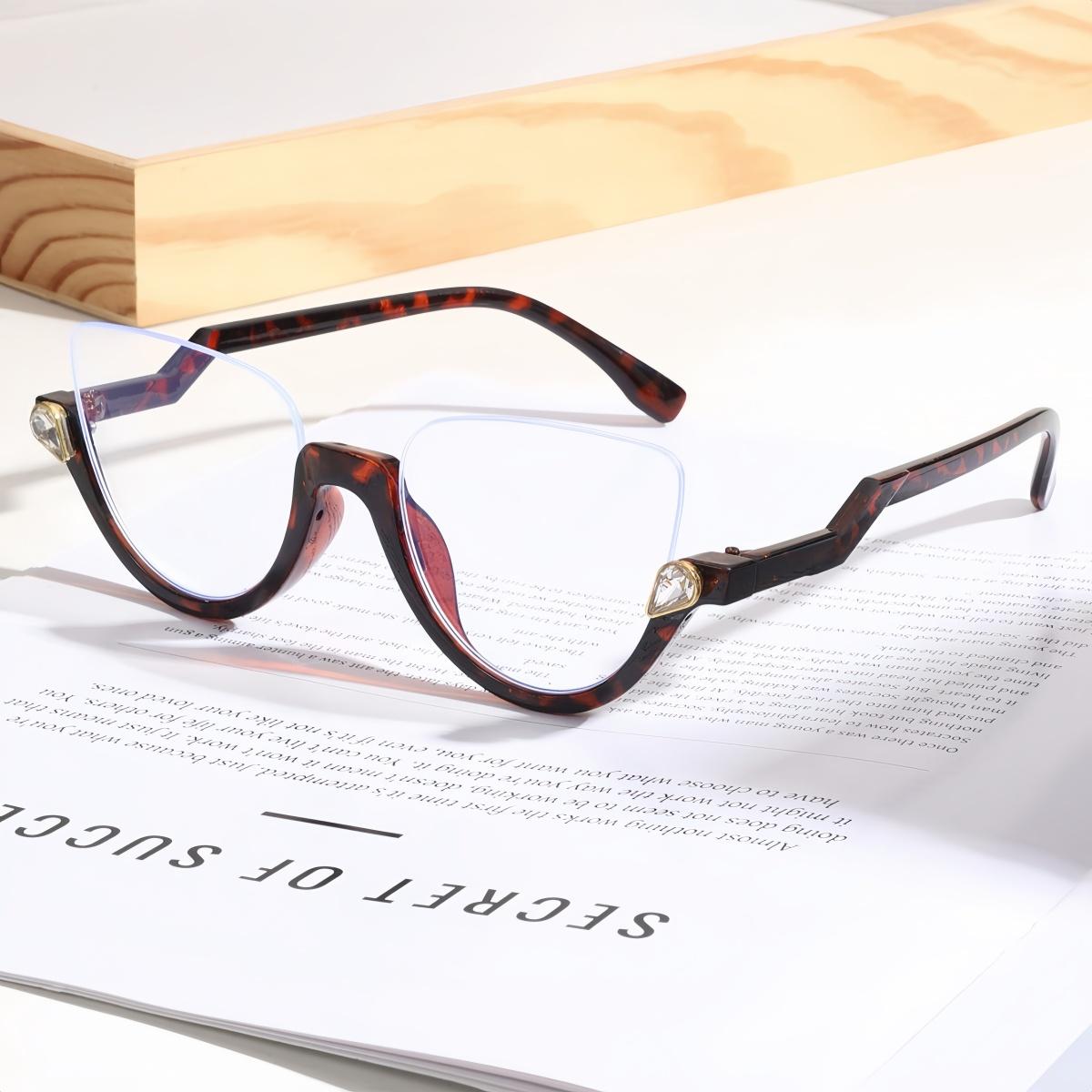 

1pc European and American style women s fashion anti blue light flat mirror trend fashion watching TV, mobile phone computer ant